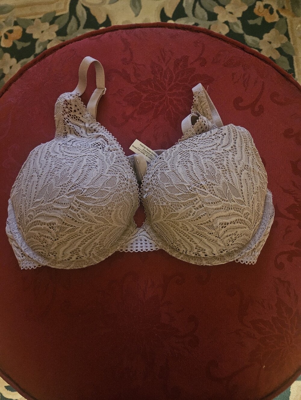 Lace Underwire Bra in Light Purple - Women Intimates